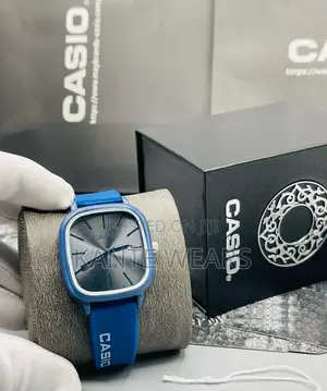 Rubber Analog Casio With Box