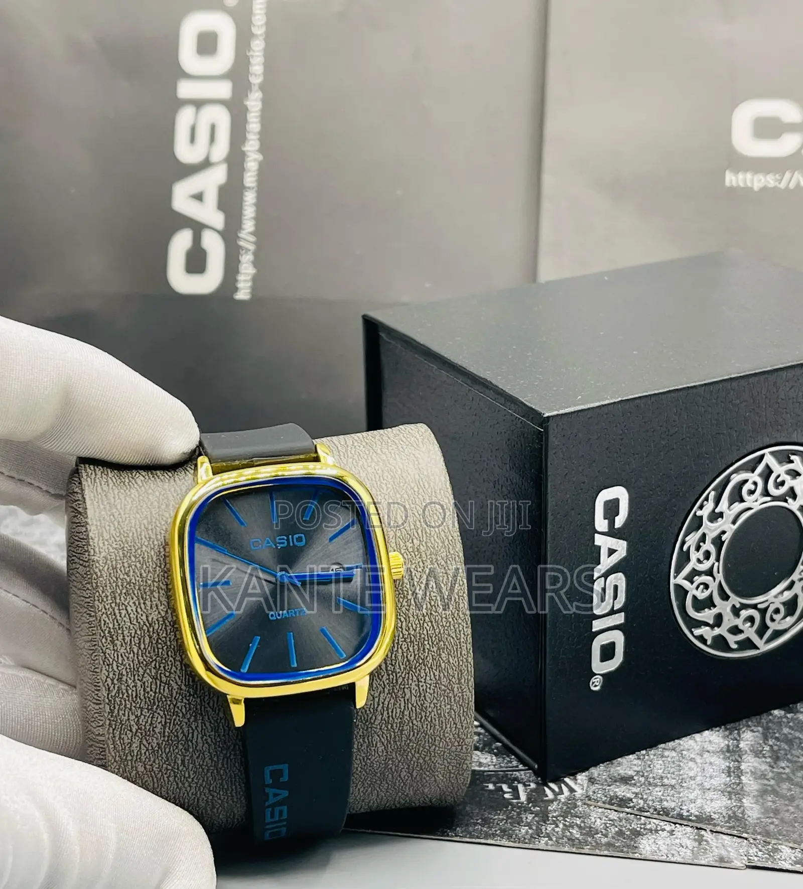 Rubber Analog Casio With Box