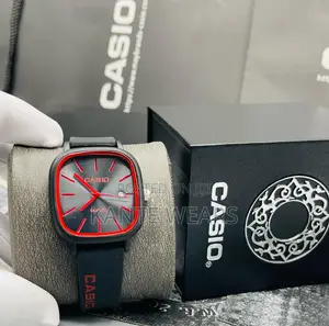 Rubber Analog Casio With Box