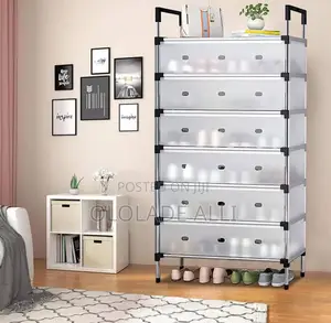 7 Layers Dustproof Shoe Rack