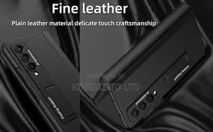 Galaxy Z Fold 4 Leather Case