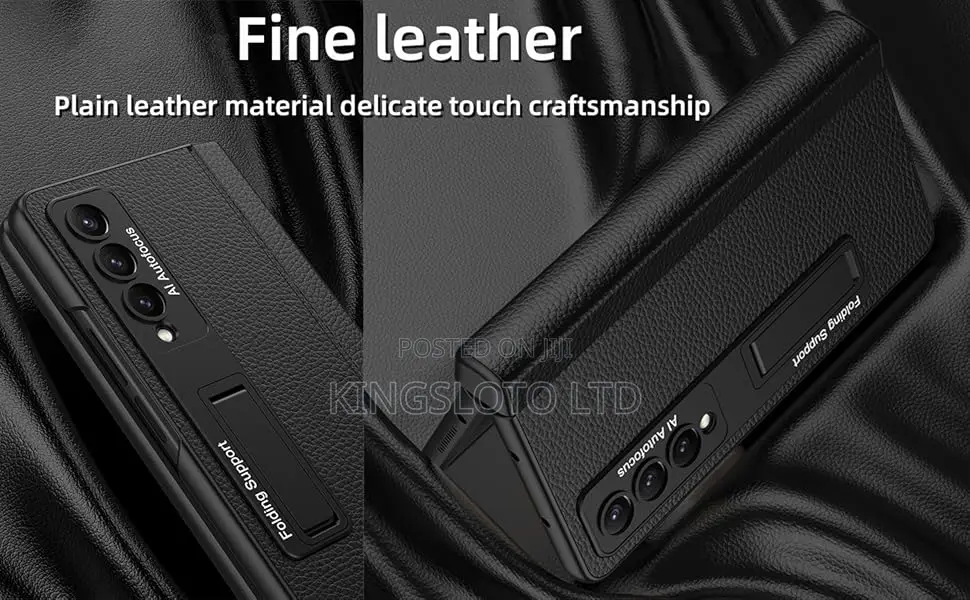 Galaxy Z Fold 4 Leather Case