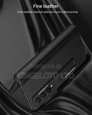 Galaxy Z Fold 4 Leather Case