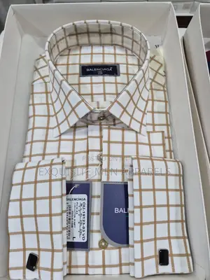 Italian Balenciaga Officials Quality Corporate Men’S Shirt