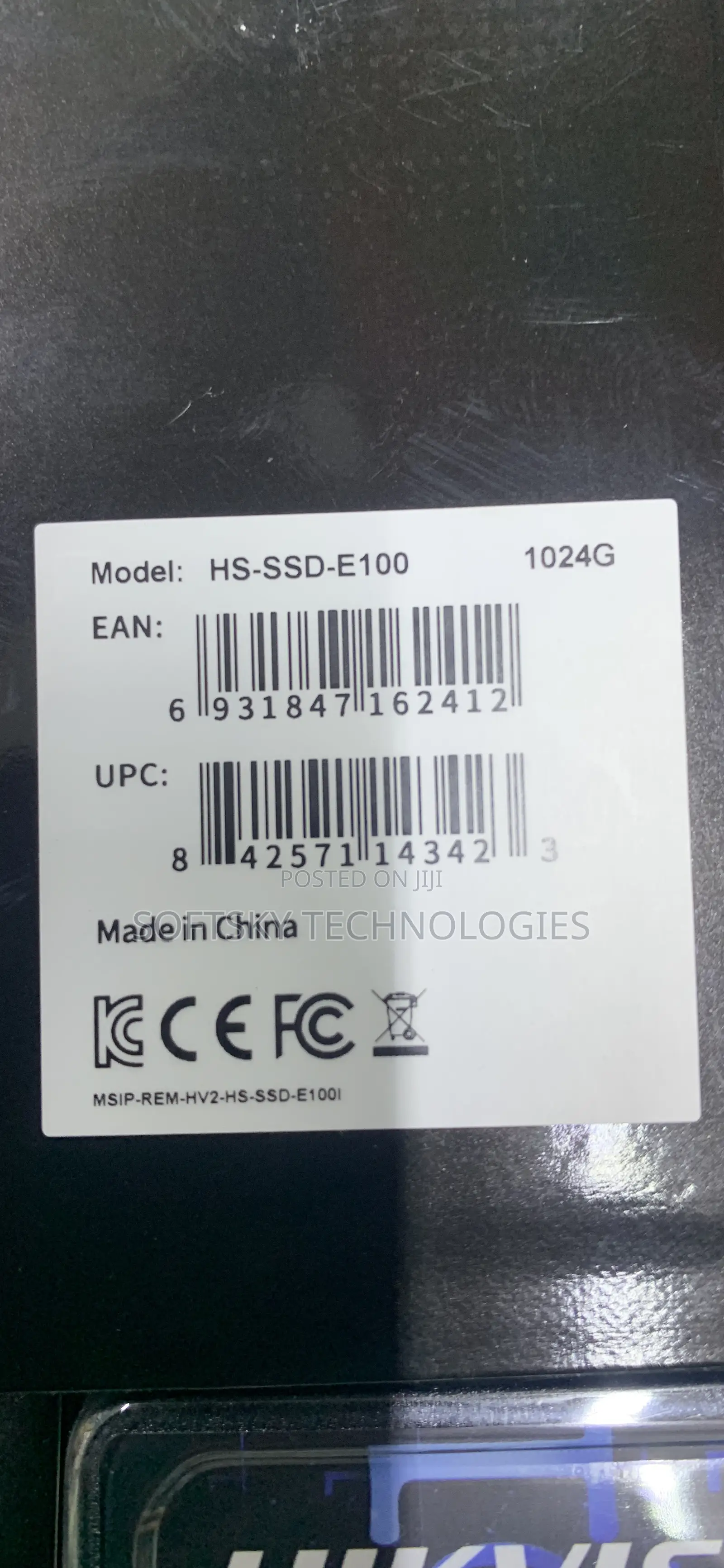 Hikvision E100 1tb Sata SSD