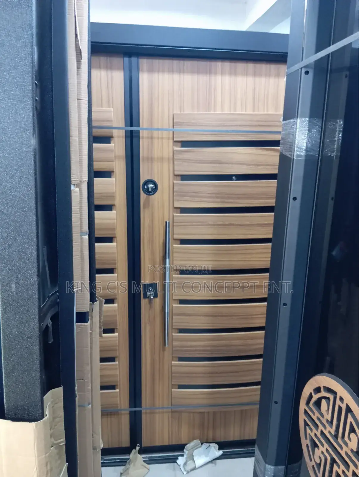 4ft by 7ft Brown Castillo Luxury Security Door
