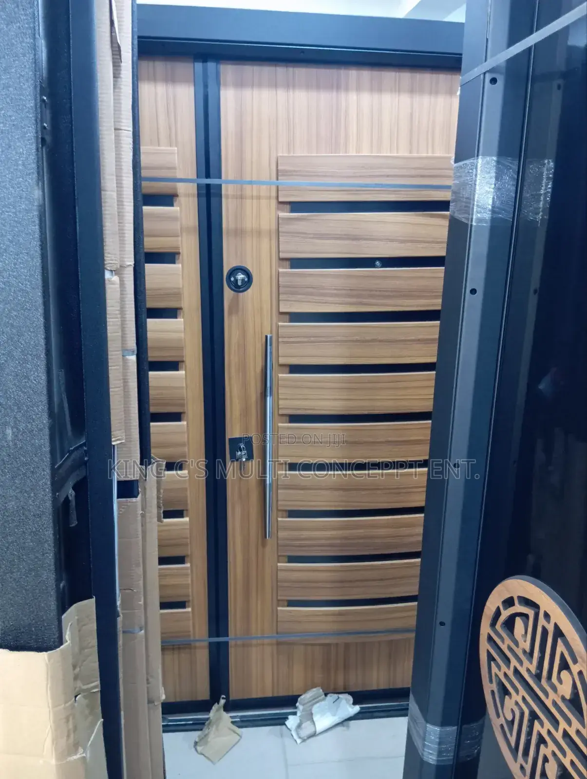 4ft by 7ft Brown Castillo Luxury Security Door