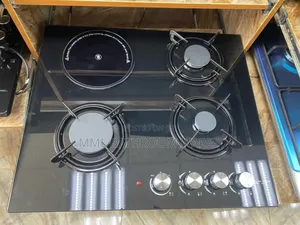 Photo - 3 Burner Gas Cooker + 1 Electric Built-in Gas Hobs