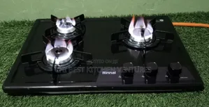 Rinnai Gas Cooker 3 Burner Flat With Battery
