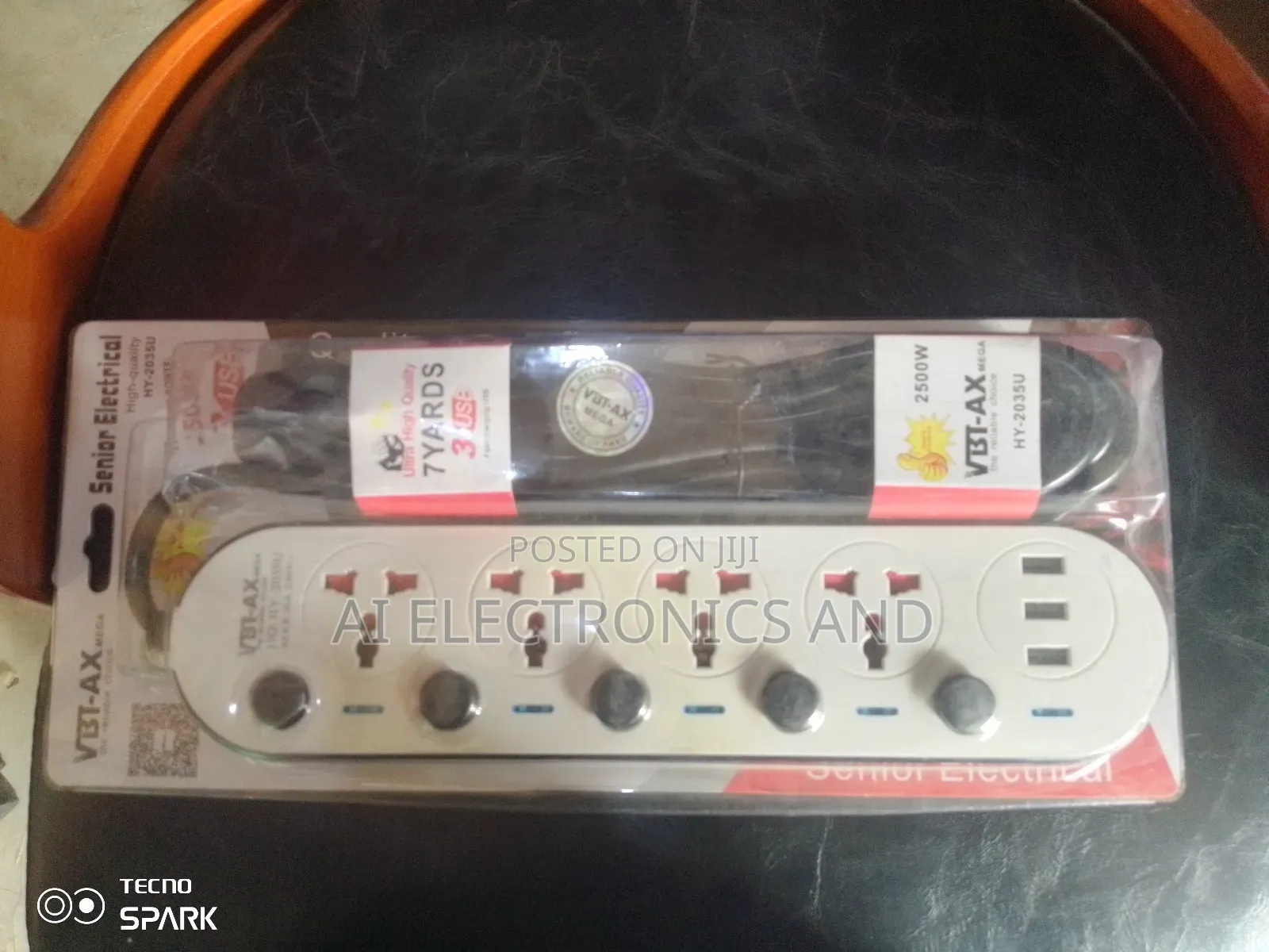 VBT-Ax Extension Socket With 4ways and 3 Usb.