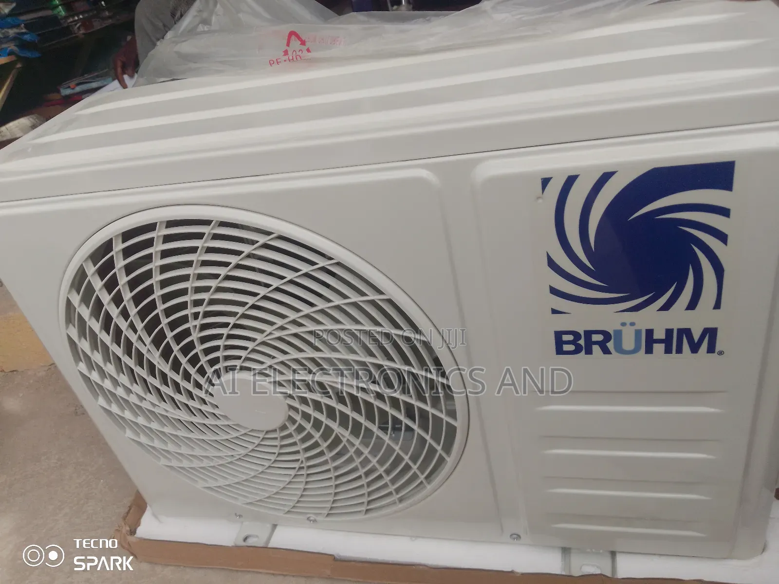 Bruhm Air Conditioner 1hp White Color.