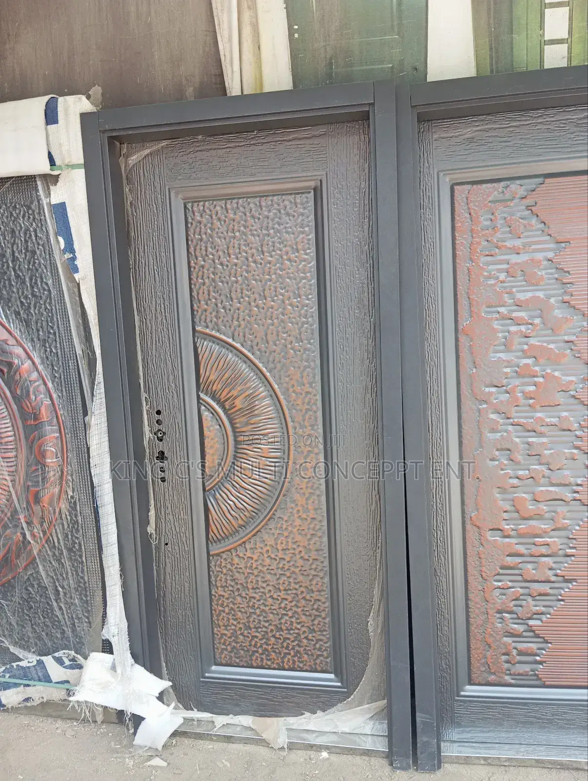 5ft by 7ft Thick Guage Casted Security Door