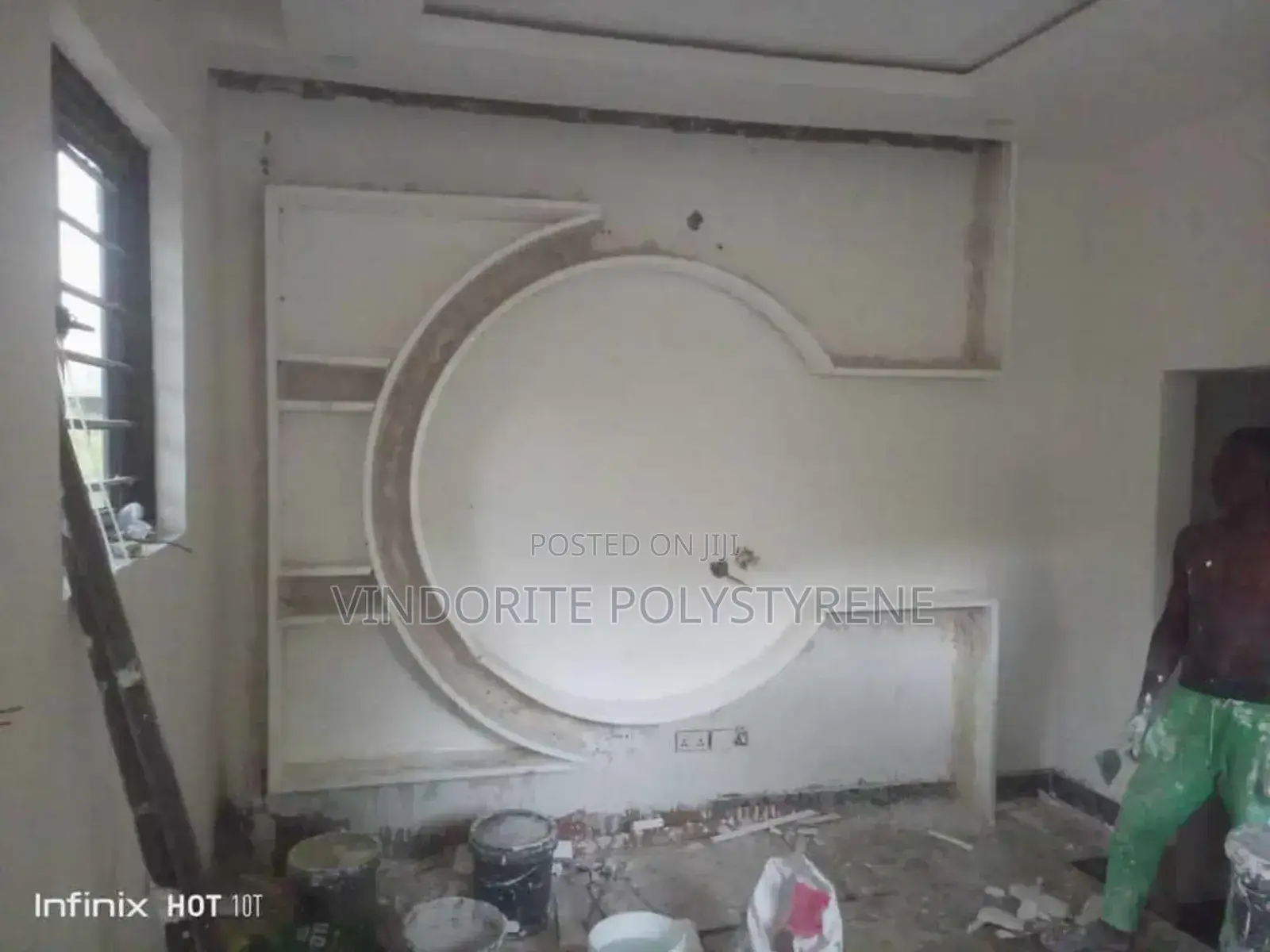 Vindorite Polystyrene Tv Console