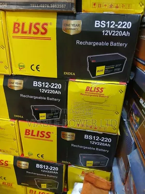 Bliss Battery 220ah 12v Very Much Available and Strong