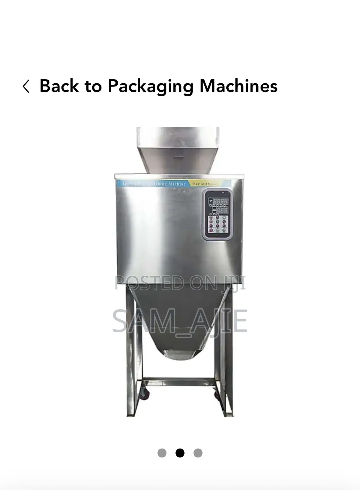Fz-3000 Weighing and Filling Machine