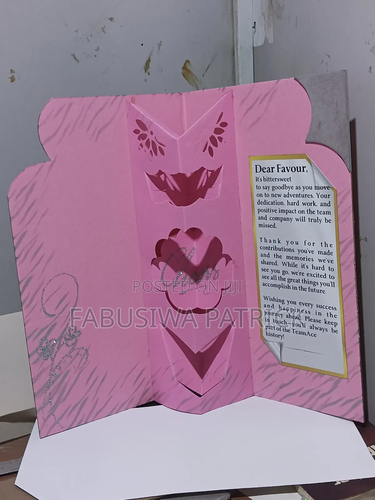 Customize Handmade Greetings Card