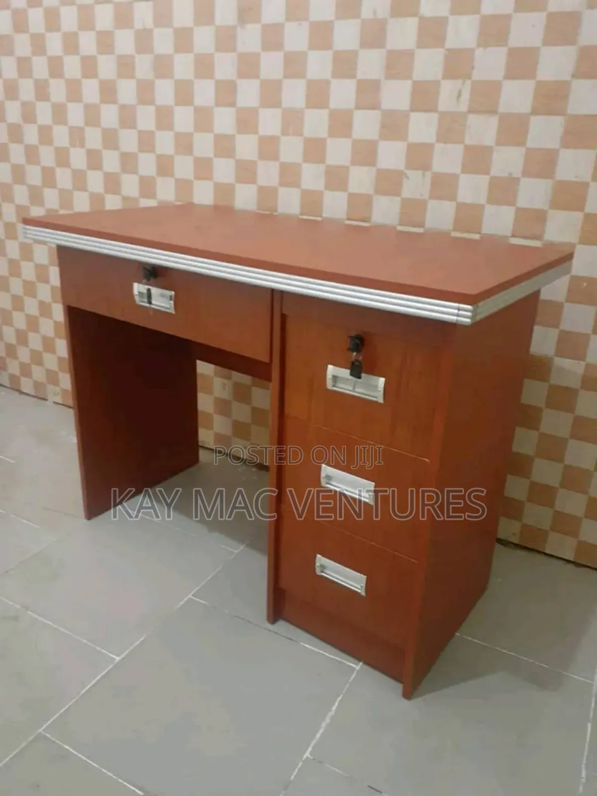 A Unique Stylish Sime Executive Table Brown Table