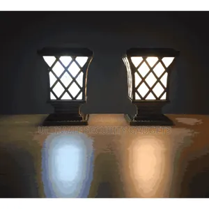 Solar Powered Pillar Waterproof Outdoor Light