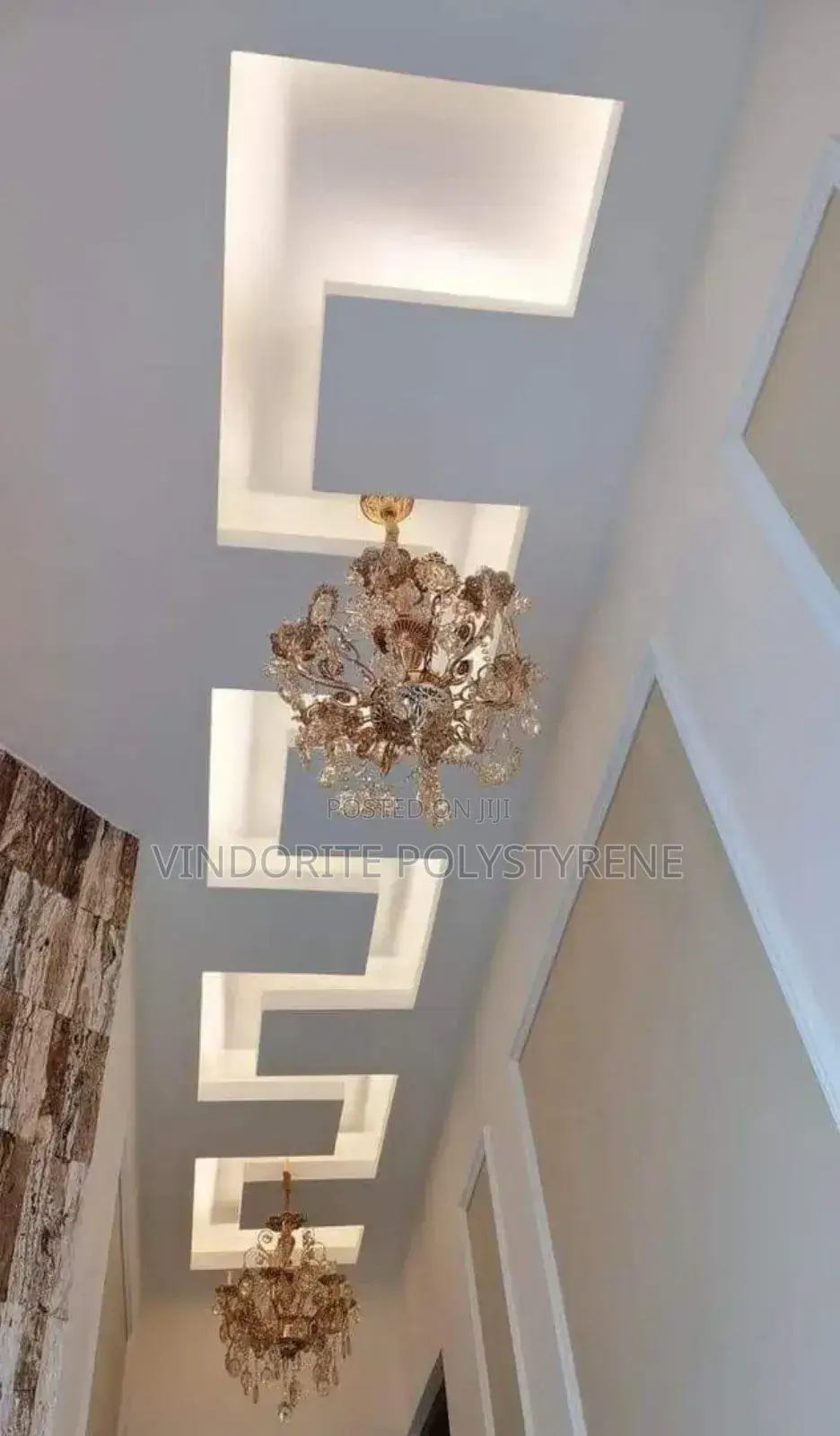 Ceiling Made of Polystyrene Material