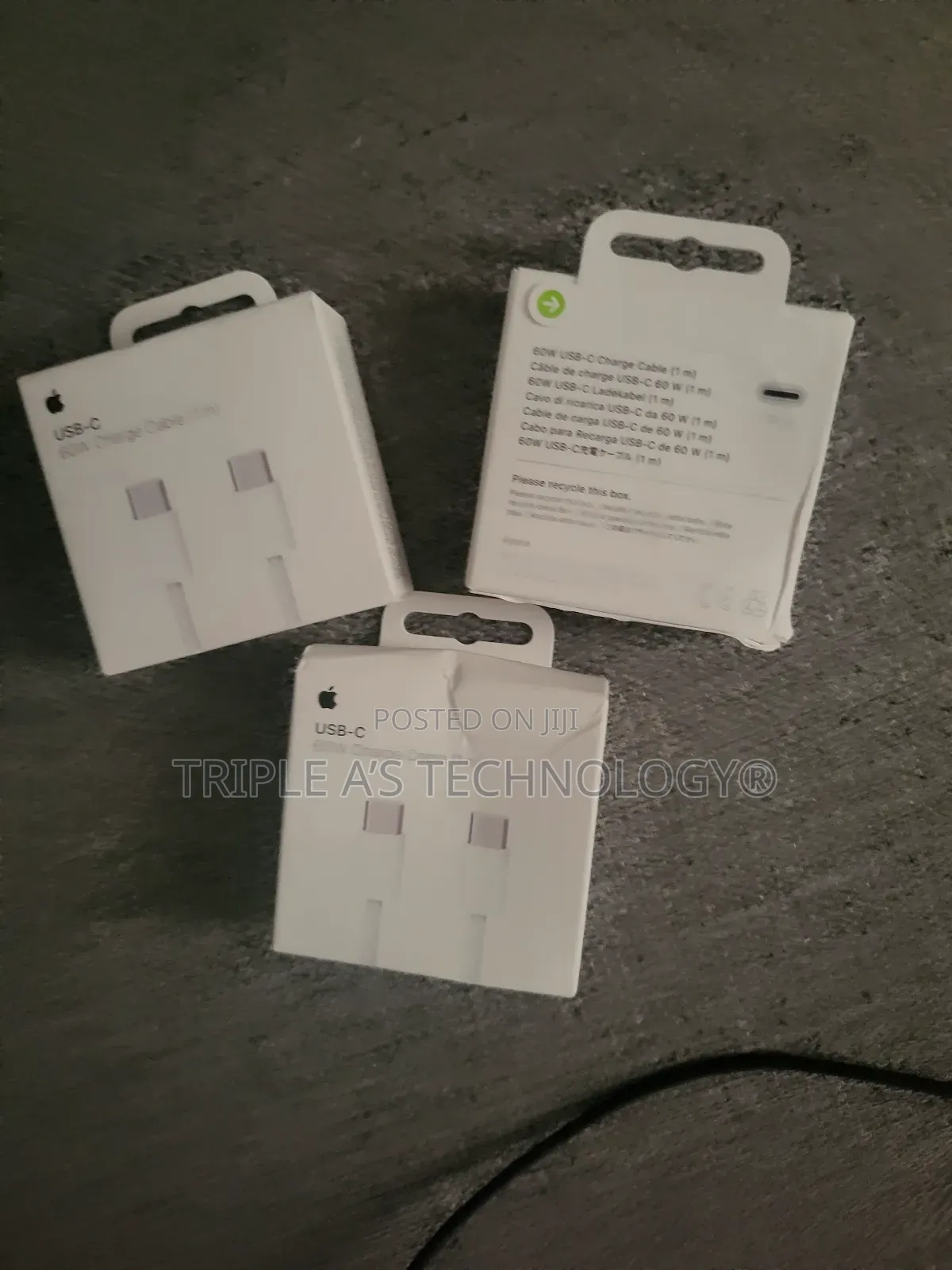 Original 60w Apple Usb-C Woven Charge Cable (1 M) ​