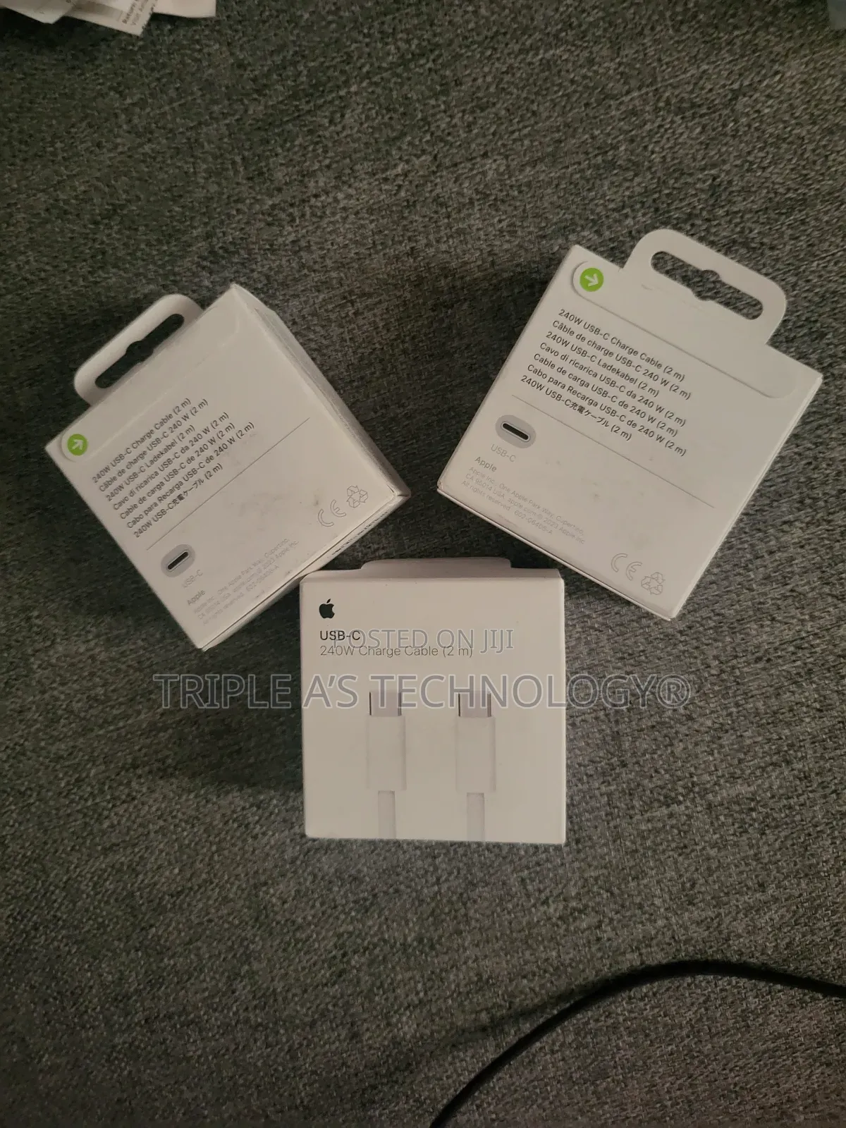 Original 240w Apple Usb-C Woven Charge Cable (2 M) ​