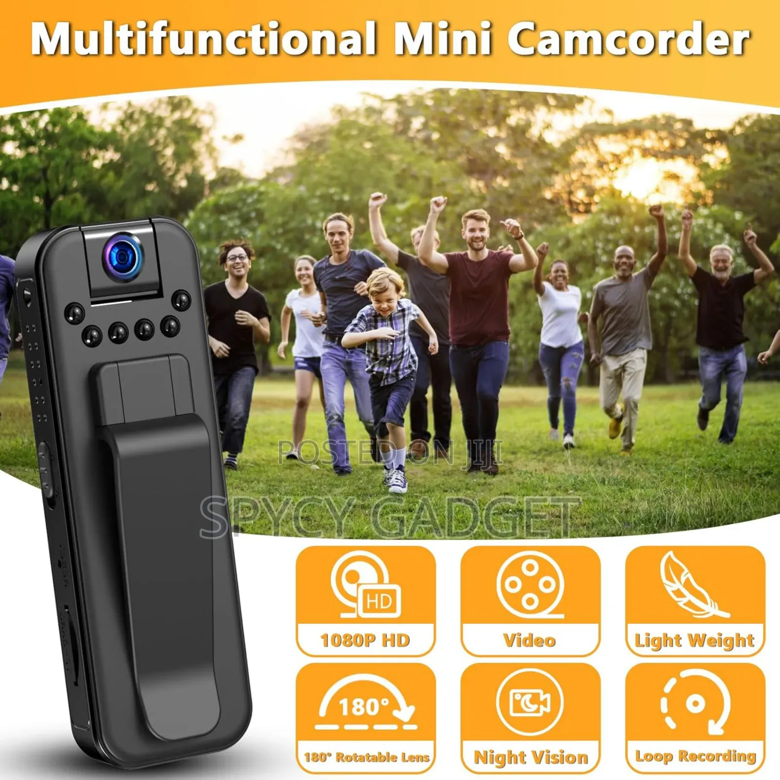 Hd Mini Body Camera With Night Vision