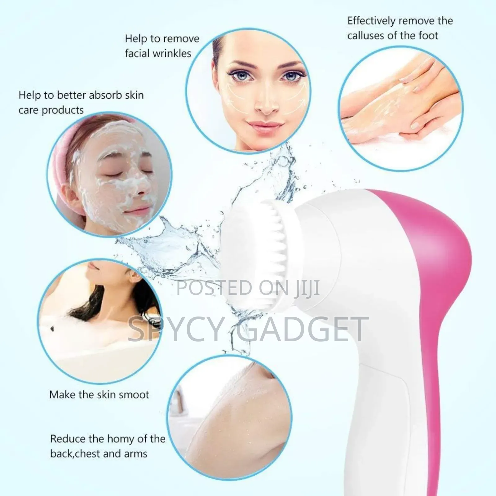 Battery Powered 5 in 1 Beauty Care Massager