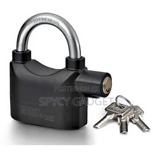 Security Padlock With Smart Alarm