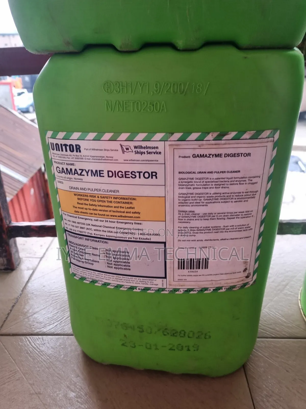 Unitor Gamazyme Digestor 25 LTR
