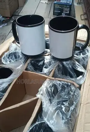Black and White Colted Sublimation Mug