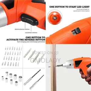 45 PCS Rechargeable Screw Driver With an Exclusive Box