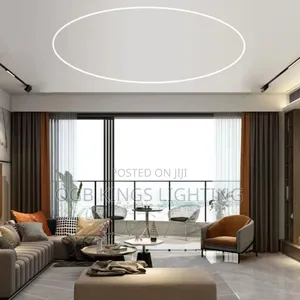 Aluminum Profile Curved Line Light Ceiling 3meters