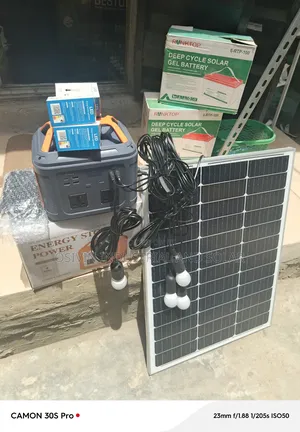 Energy Storage 500w Solar Generator With 80w Solar Panel