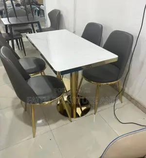 Table and 4 Seaters Chair
