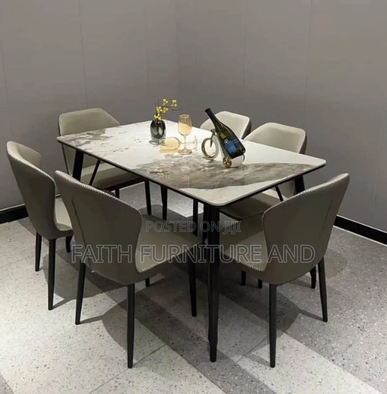 140 by 80 Dining Table and Chair