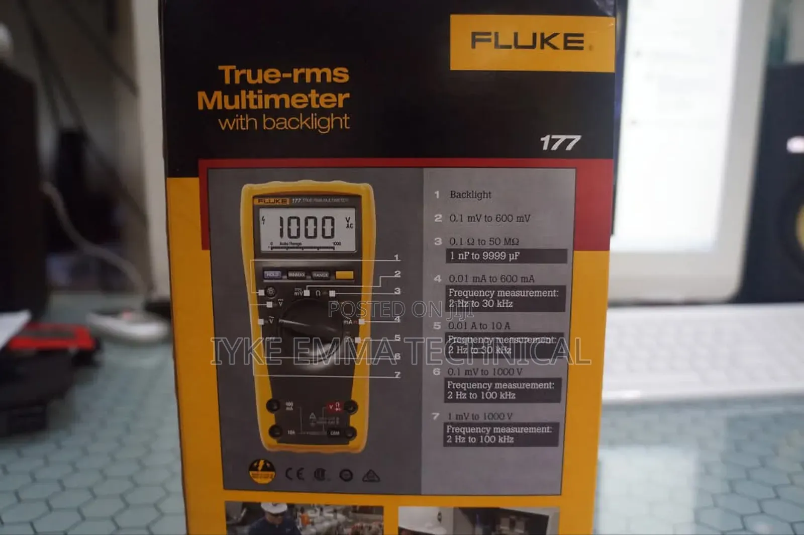 Fluke 177 True Rms Digital Multimeter With Backlight