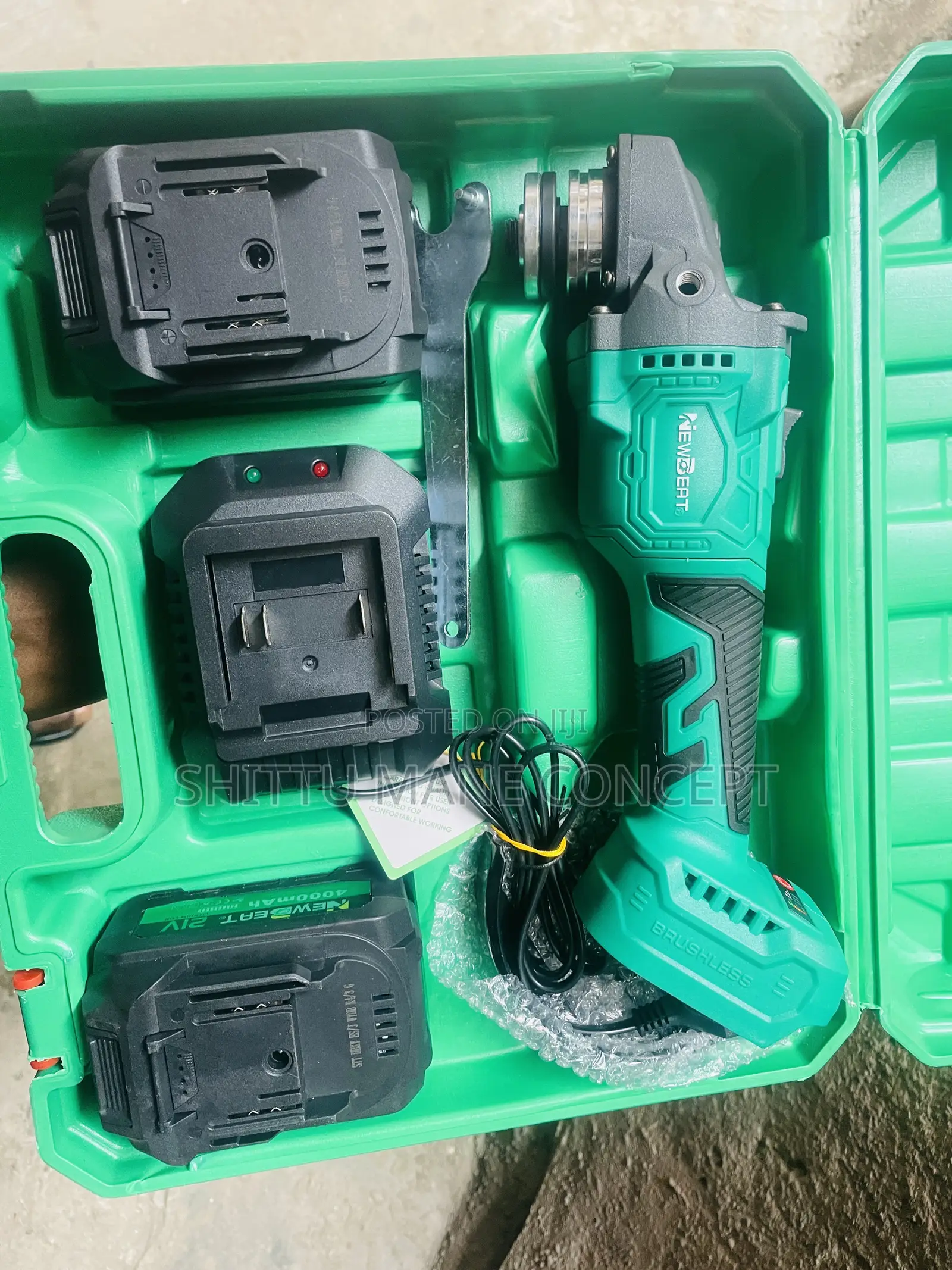 New Beat Cordless Grinder 115mm