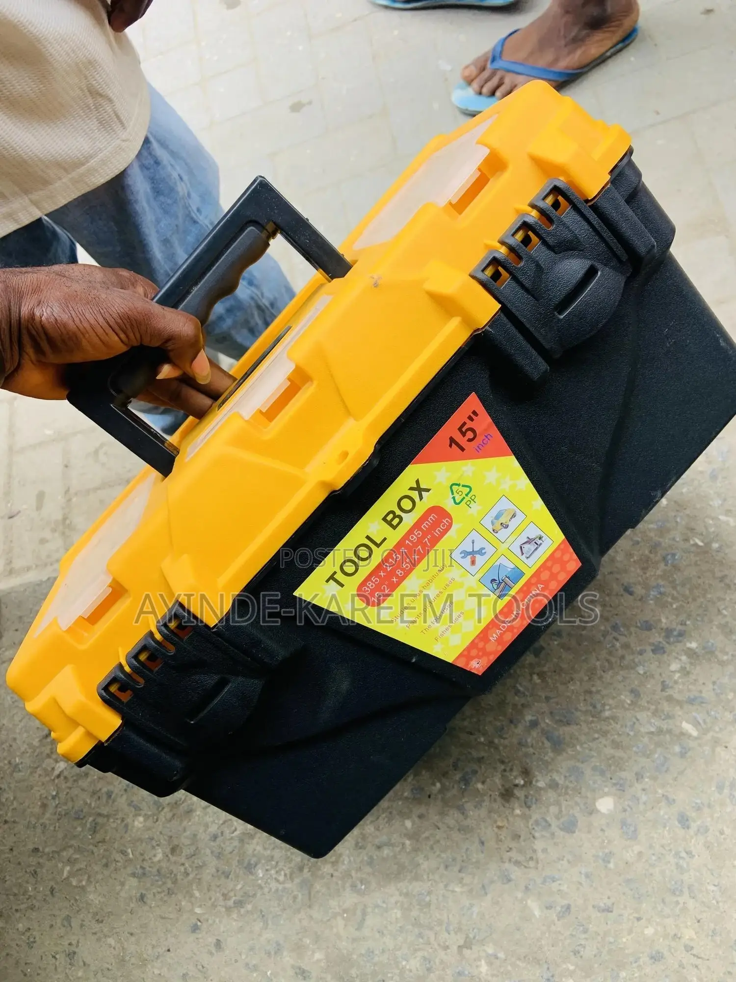 15” Empty Tool Box