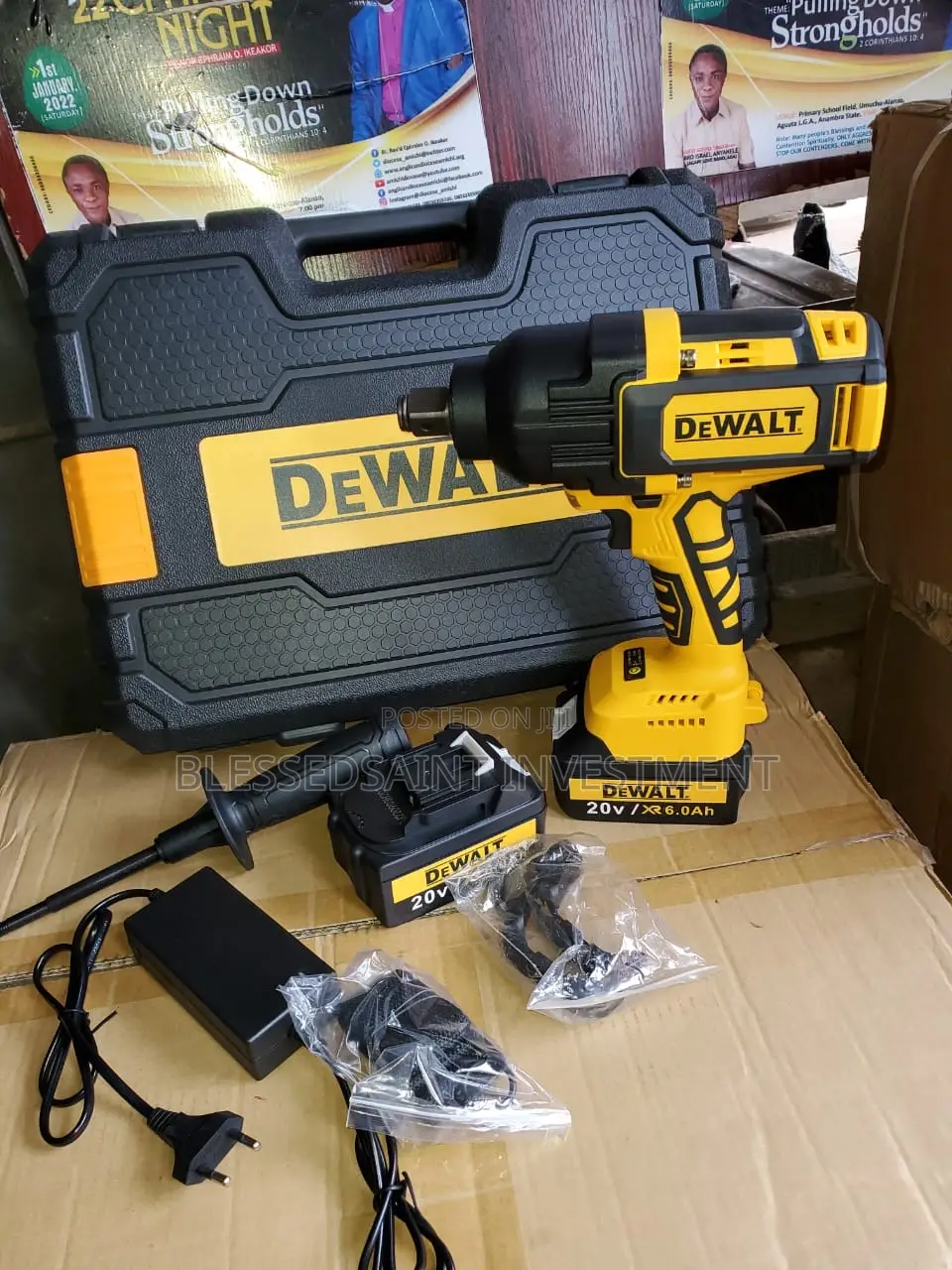Dewalt Battery Impact Wrench 3/4”