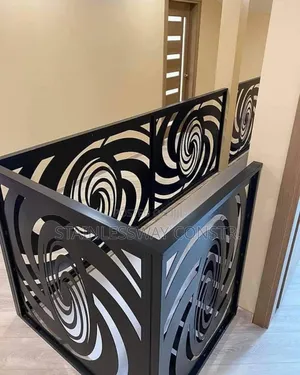 Lasercut Whirlwind Railing