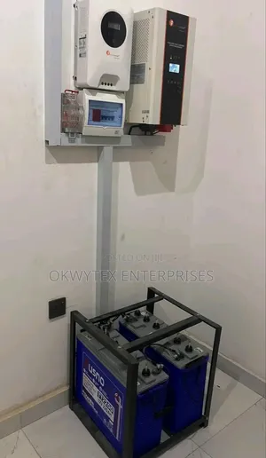 3.5kva Felicity Inverter And 2 Batteries Setup With Panel