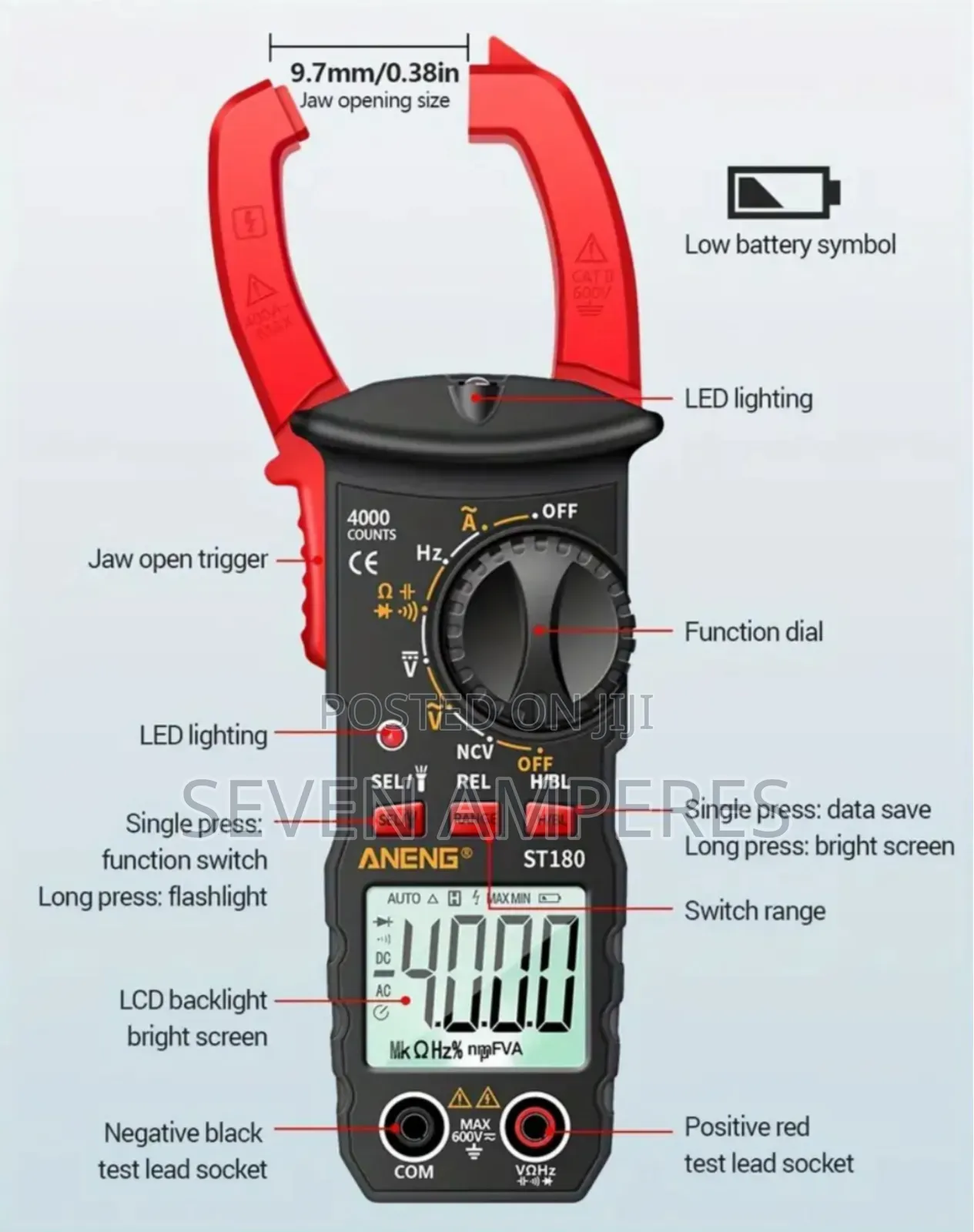 Aneng St180 Clamp Multimeter