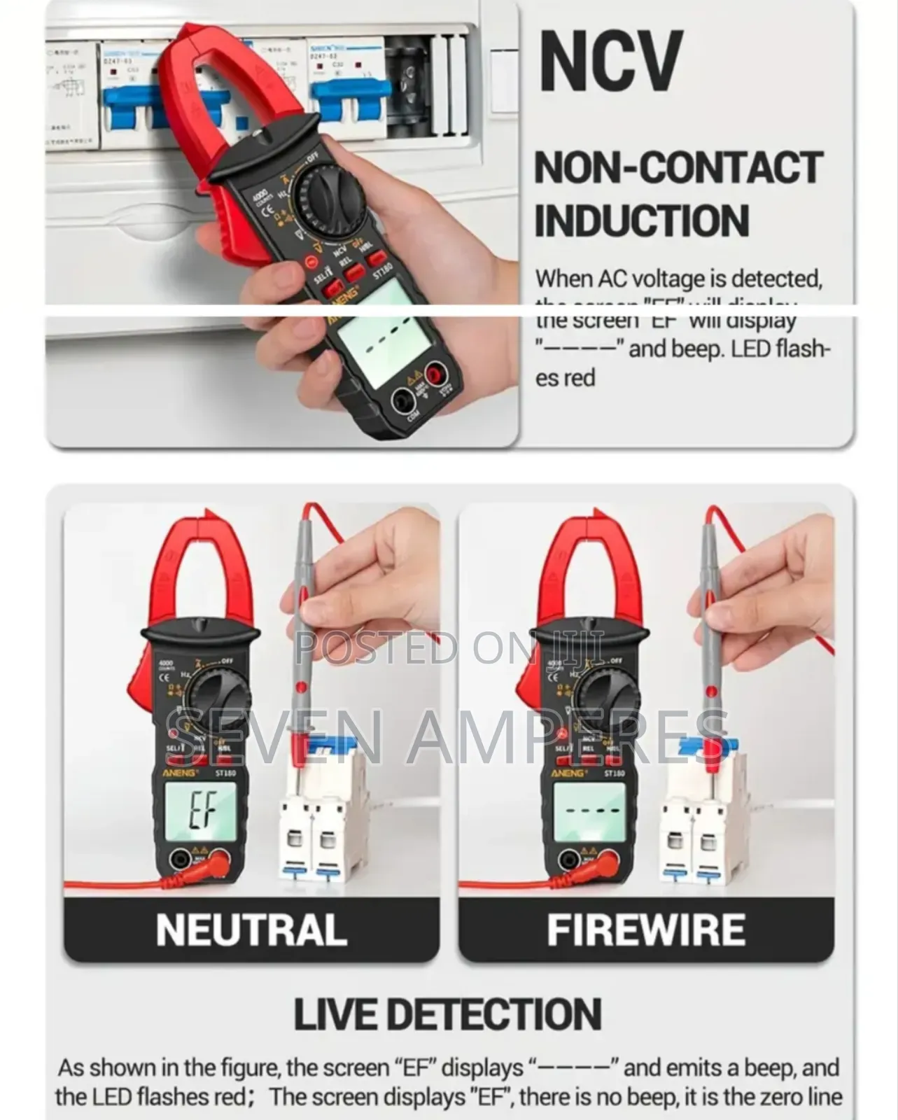Aneng St180 Clamp Multimeter
