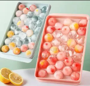 Plastic Round Ice Cube Tray Ball Maker Reusable Flexible