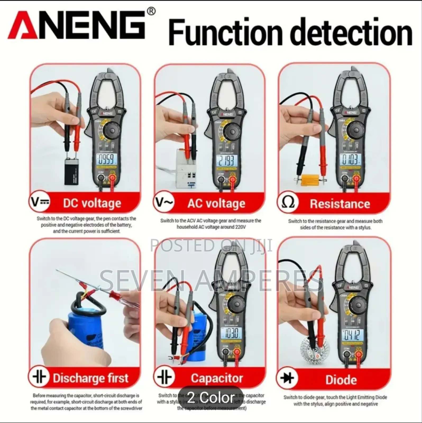 Aneng Cm84 Digital Clamp Multimeter