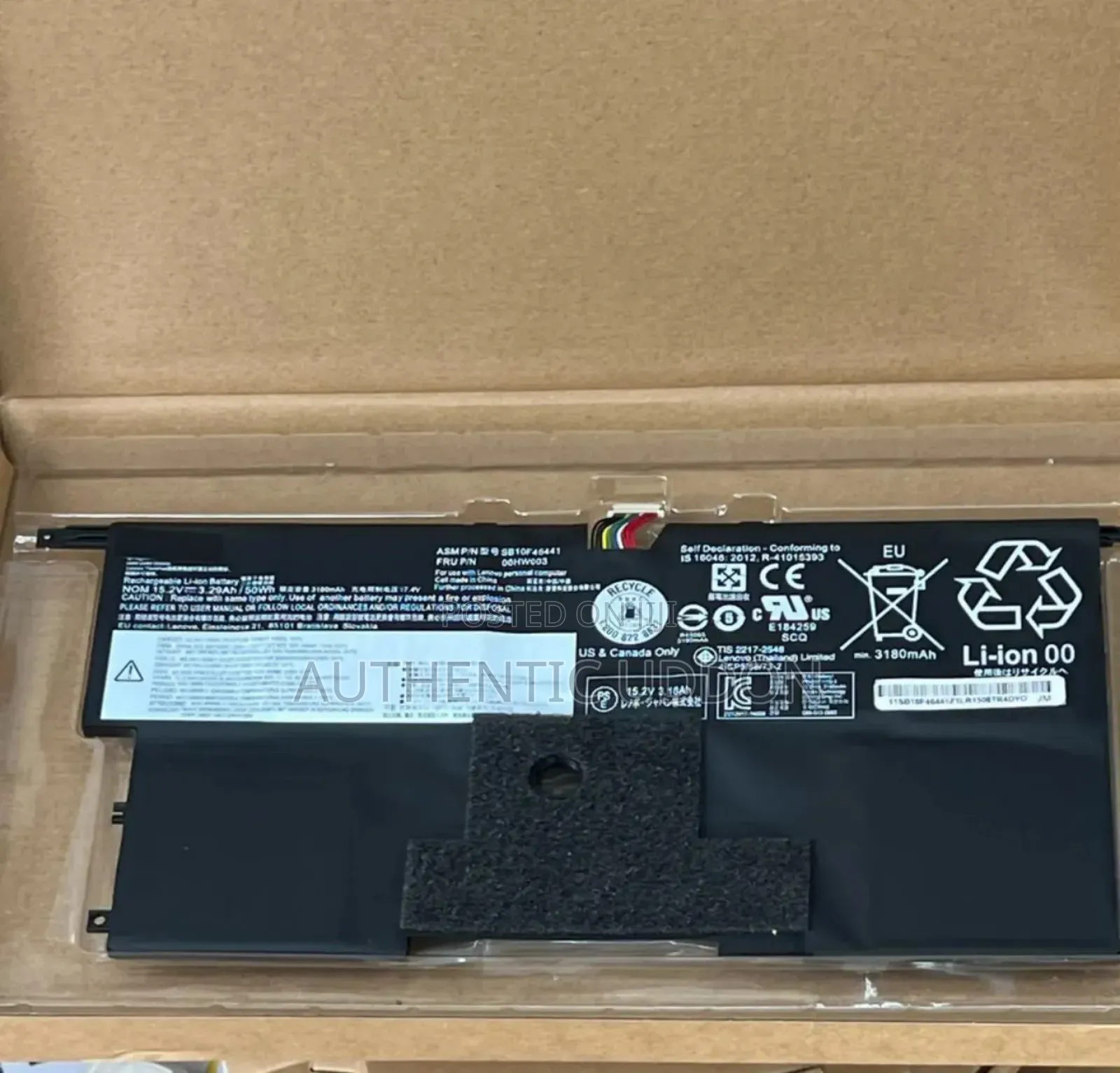 Lenovo 00hw003 X1 Carbon 3rd Gen Replacement Battery