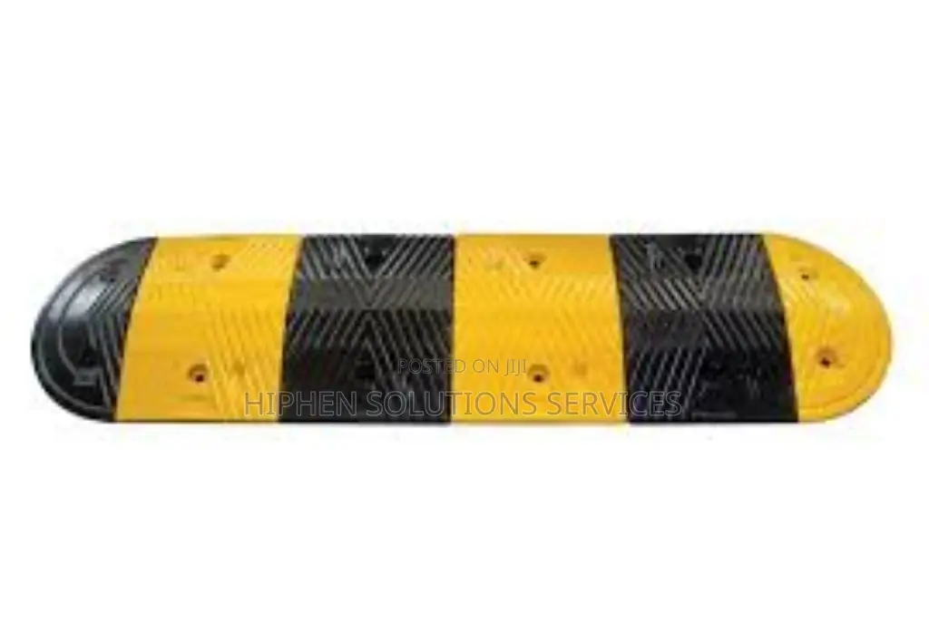 75mm 4 Meter Durable Rubber Un-breakable Speed Breaker