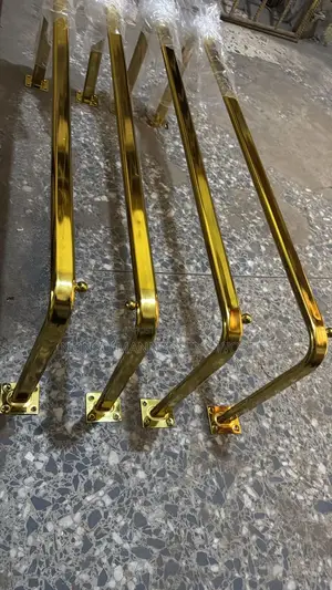 3feets Wide Golden U Shaped Wall Hangers