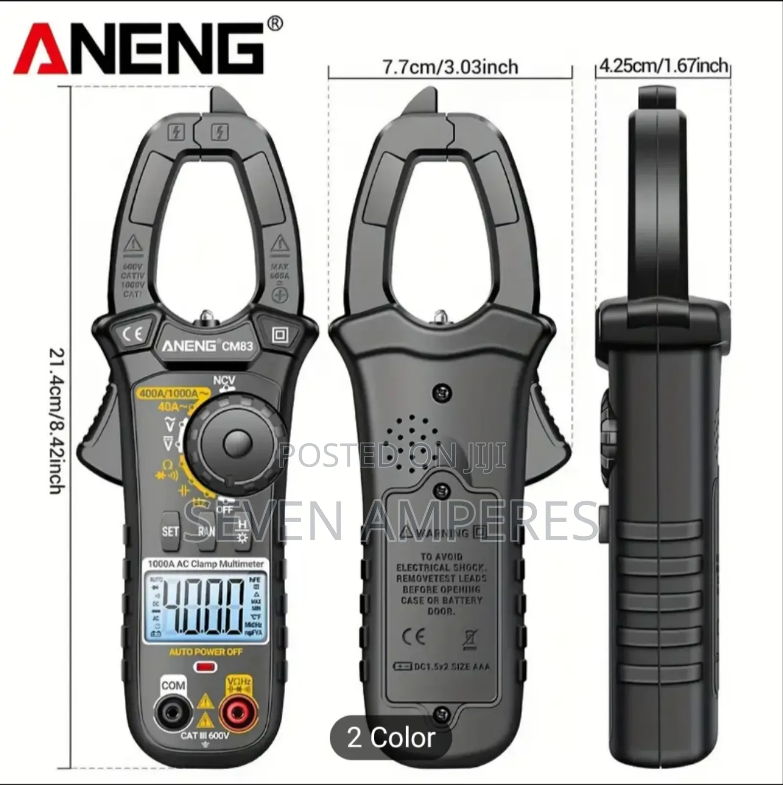 Aneng Cm83 Digital Clamp Multimeter