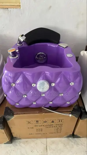 Purple Pedicure Bowl For Saloons